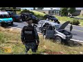 PERSEGUIÇÃO + CONFRONTO BATALHÃO DE CHOQUE - PMGO | GTA 5 POLICIAL