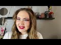 Blood Splatter Glam Make Up | Vlog-O-Ween |