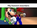 Mario's honest reaction: