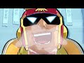 Captain Falcon eats a bowl of ramen