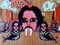 Vintage 1970s Psychedelic Pepsi Cola Drive In Theater Ad