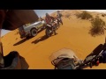 KTM 690 rally through the dunes of Erg Chebbi