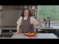 Claire Saffitz Makes Delicious Caramel Apple Skillet Crisp | DESSERT PERSON