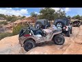 Willys Flatfender Jeeps Take on Behind the Rocks during Easter Jeep Safari 2024