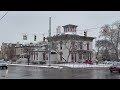 Peaceful Winter Walk with Smooth Jazz Music, Grand Rapids, Michigan Historical Heritage Hill