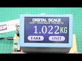 How to Make Big Display 20KG Digital Scale using Arduino and Touch Screen
