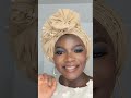 How to tie trending rose headwrap in 3mins 🔥🔥#trending #headwrap #headwraptutorial #viral