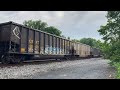 Awesome! Long CSX loaded coal train with double YN2 DPUs!!!