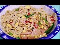 Chinese Chow Mein with Vegetables ESP 27-Traditional Chinese Culture 中国传统文化