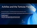 Achilles and the Tortoise