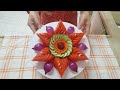 Tomato Art With Cucumber & Carrot Plating/Food Decorations #Isabelle Art & Design