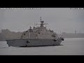 USS Marinette LCS 25 on the St Clair River