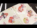 🐟drawing sushi with a twist || alcohol-based marker drawings