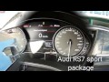 V8ツインターボ560ps!!Audi RS7スポーツパック　最高速アタック
