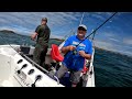 ULTIMATE BASS ACTION UK BOAT FISHING TOADFISH MEETS THE JOKER LURES  WORMS HEAD GOWER PENINSULA.
