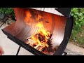 How to make a BBQ grill with iron drums