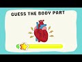 Guess the 25 Body Parts 👁️ 👃 👂 👄 | Human Body Parts Names in Hindi and English