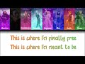 Monster High:The movie | Out of the dark(long ver.) | Color coded lyrics by ☆{Xlars}☆