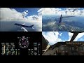 MSFS MULTIVIEW 1: Marseille to Nice with Boeing 747-8i