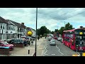 Northwest London Bus Journey: Upper deck views aboard Bus Route 245 from Alperton to Golders Green 🚍