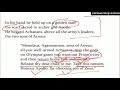 Iliad Book 1 (Line by Line Textual Analysis) Part-1