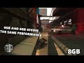 GTA 4 RAM COMPARISON 2GB VS 4GB VS 6GB VS 8GB VS 10GB