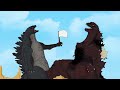 Evolution of GODZILLA vs Evolution of SHIN GODZILLA: Atomic Breath - FUNNY CARTOON