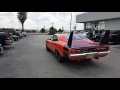 1969 Dodge Charger Daytona burnout.