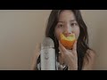 ASMR mini - eating sounds (orange)