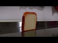 Piece of Bread falling over