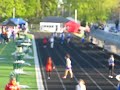 M.P. runs third leg of 400 meter relay at county invitational.AVI