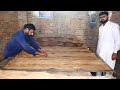 How plywood is made in the Factory & how Paste laminate on chipboard