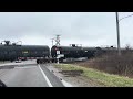 CN 3281 leads westbound M383 (03/30/2024)