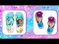 Lisa or Lena choose one (Princess toys)