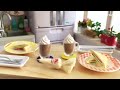 Re-Ment Mini Kitchen | Toy Food Cooking | Toy Miniatures | Ham & Cheese Toastie & Hot Chocolate ASMR