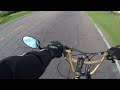 Motorized Bikes 38T sprocket Test Ride on the YD100