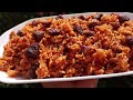 Coconut Milk Beef Jollof Rice Recipe | How To Cook Ghana Beef Jollof With Coconut Milk