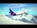 Emergency Landing On The Road - Survival Scenarios Chances | Airplane Crash | Besiege