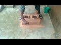 Smokeless wood stove making full process/Primitive technology mud stove/Clay oven/Mitti ka chulha