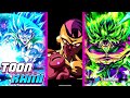 A MONSTER WITH JUST ONE COPY!! LR AGL SSJ Broly Full Power 55% First Look | DBZ Dokkan Battle