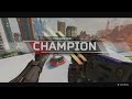 Apex Legends 4 respawns and the win with Bangalore