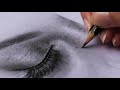 How to Draw Realistic Skin on Face with Graphite Pencils - Wrinkles, Pores, Freckles