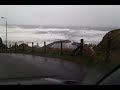 Pennan harbour in a storm