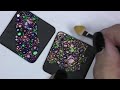 Amazing Metallic Colorful Pattern On The Polymer Clay – With A Very Simple Technique