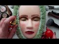 ASMR Makeup on Mannequin Head🧼 (Video For Sleep)