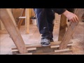 DIY collapsible sawhorse - small footprint