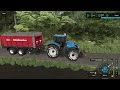 MOWING, TEDDERING and Baling HAY with NEW HOLLAND TV6070 & T7.270│CASTELNAUD │FS 22│4