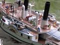 LIVE STEAM PADDLE WHEELER Steamboat  Winkelried  - bateau à aubes du Leman - machine vapeur vive RC