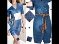 Most papular 2019 denim body cone dress denim frocks style and Ideas for girls