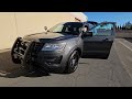 2017 Ford Police Interceptor Utility stock 10297 walk around